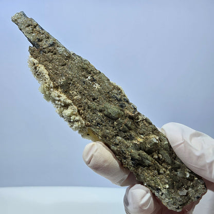 Große Hyalit, Schörl Turmalin, Muskovit Stufe Erongo, Namibia 131*33*19mm
