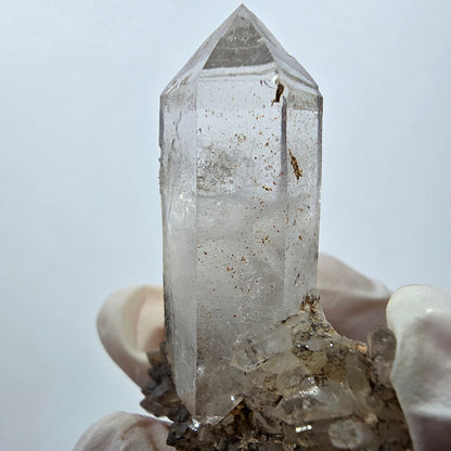 Amas de quartz dendrite rare à double terminaison, Goboboseb, Namibie, 52 x 40 x 17 mm 