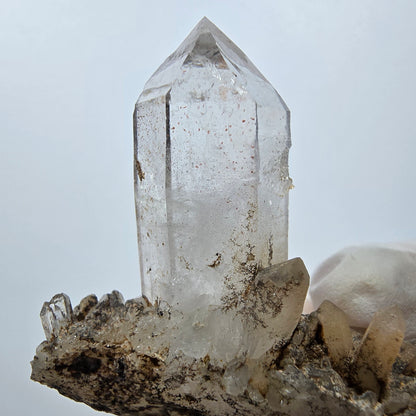 Amas de quartz dendrite rare à double terminaison, Goboboseb, Namibie, 52 x 40 x 17 mm 