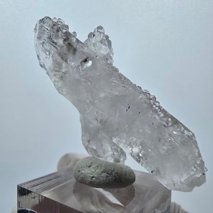 Rare Harlequin DT Quartz Analcime Specimen Streep Mine Goboboseb Namibia 58*30*17mm 