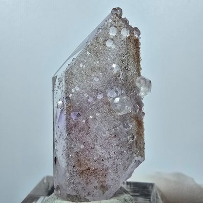 Phantom Amethyst with Analcim Tip Streep Mine, Goboboseb, Namibia 37*17*13mm 