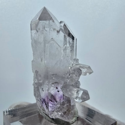 Phantom Amethyst with Analcim, Hematite Streep Mine, Goboboseb, Namibia 38*23*14mm 