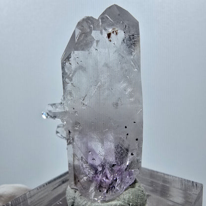 Phantom Amethyst with Analcim, Hematite Streep Mine, Goboboseb, Namibia 38*23*14mm 