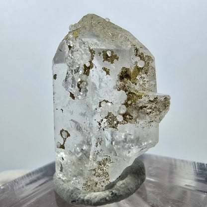Clear Quartz with Analcime Point Streep Mine, Goboboseb, Namibia 26*19*16mm 