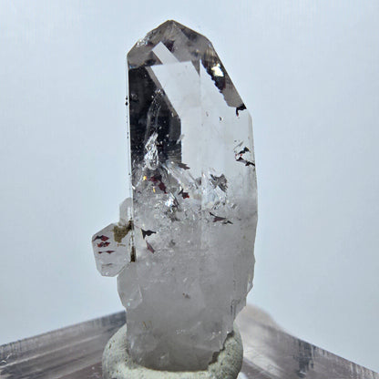 Quartz Harlequin clair, mine Prehnite Point Streep, Goboboseb, Namibie, 32 x 21 x 15 