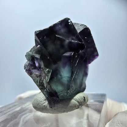 Rare Fluorite Cube Specimen, green purple Okorusu, Namibia 24*21*19mm 