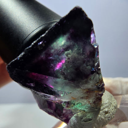 Rare Fluorite Cube Specimen, green purple Okorusu, Namibia 36*26*22mm 