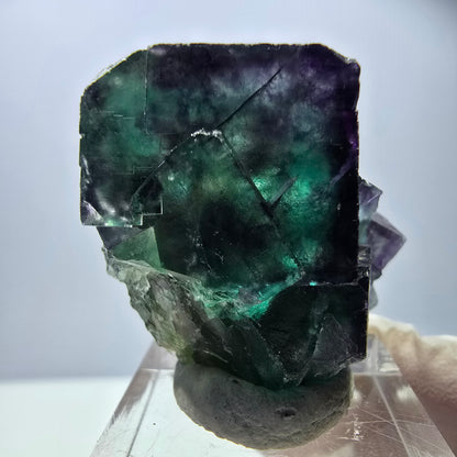 Rare Fluorite Cube Specimen, green purple Okorusu, Namibia 42*31*30mm 