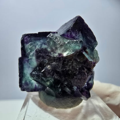 Rare Fluorite Cube Specimen, green purple Okorusu, Namibia 27*25*17mm 
