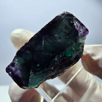 Rare Fluorite Cube Specimen, green purple Okorusu, Namibia 30*22*16mm 