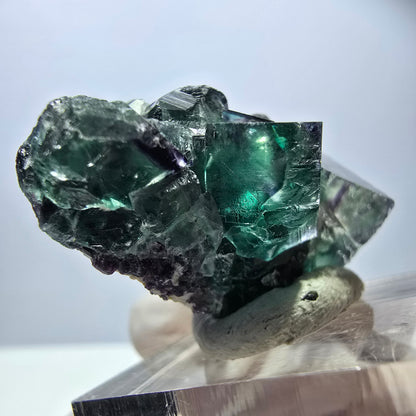 Rare Fluorite Cube Specimen, green purple Okorusu, Namibia 42*25*17mm 