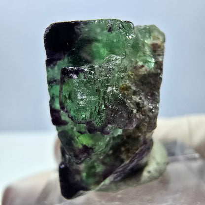 Phantom Fluorit Würfel Stufe, parkettiert, zonal Okorusu, Namibia 27*24*14mm