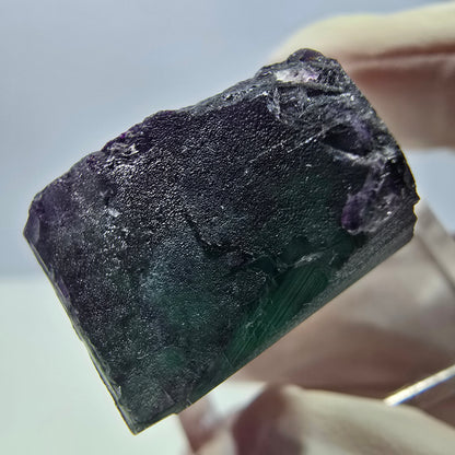 Phantom Fluorit Würfel Stufe, parkettiert grün lila Okorusu, Namibia 21*19*14mm