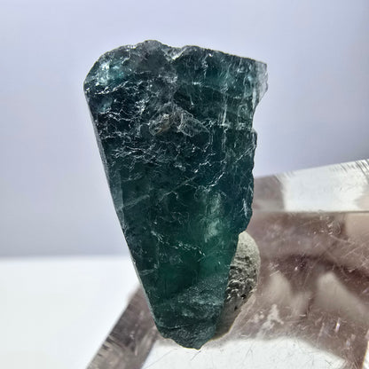 Phantom Fluorit Würfel Stufe, parkettiert grün lila Okorusu, Namibia 27*19*15mm