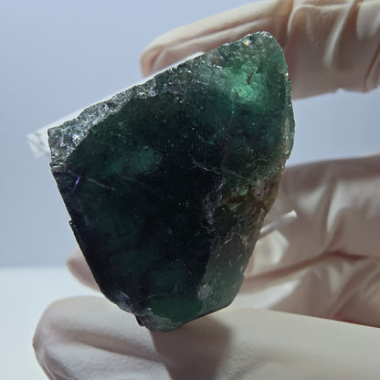 Phantom Fluorit Würfel Stufe, parkettiert grün lila Okorusu, Namibia 25*25*21mm