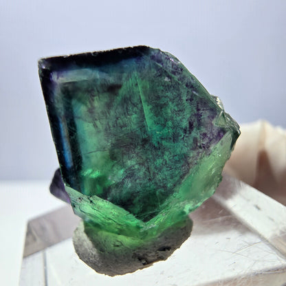 Phantom Fluorit Würfel Stufe grün lila zonal 11:11 Angel Pocket, Namibia 24*21*19mm