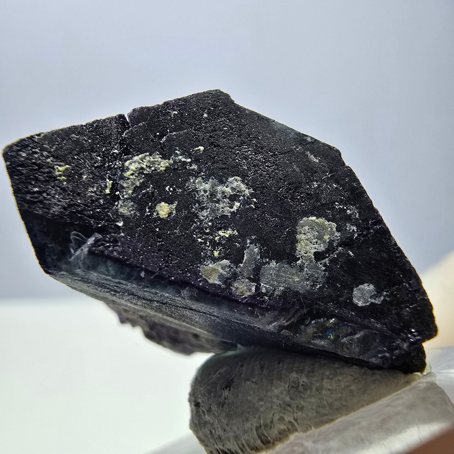 Phantom Fluorit Würfel Stufe grün lila zonal 11:11 Angel Pocket, Namibia 20*19*19mm