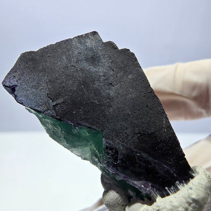 Phantom Fluorit Würfel Stufe grün lila zonal 11:11 Angel Pocket, Namibia 32*25*23mm