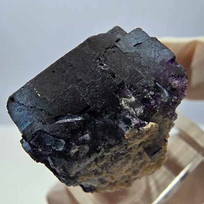 Phantom Fluorit Würfel Stufe grün lila zonal 11:11 Angel Pocket, Namibia 22*22*20mm