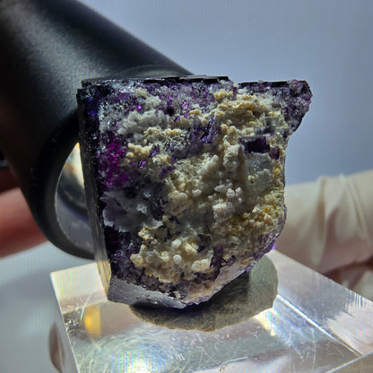 Phantom Fluorit Würfel Stufe grün lila zonal 11:11 Angel Pocket, Namibia 22*22*20mm