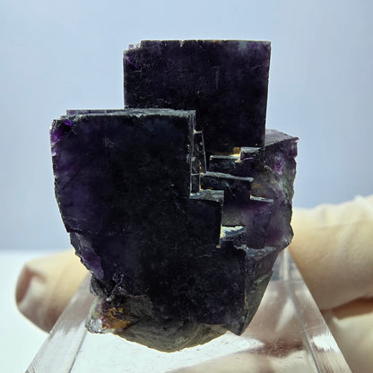 Phantom Fluorit Würfel Stufe, grün lila Okorusu, Namibia 33*24*18mm