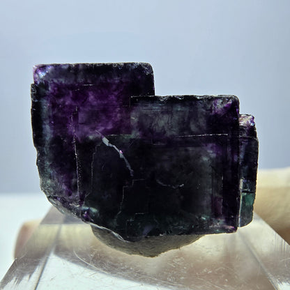 Phantom Fluorit Würfel Stufe, grün lila Okorusu, Namibia 22*17*14mm