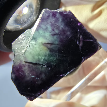 Phantom Fluorit Würfel parkettiert, grün lila Okorusu, Namibia 20*18*16mm