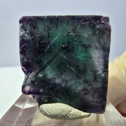 Phantom Fluorit Würfel parkettiert, grün lila Okorusu, Namibia 23*22*18mm