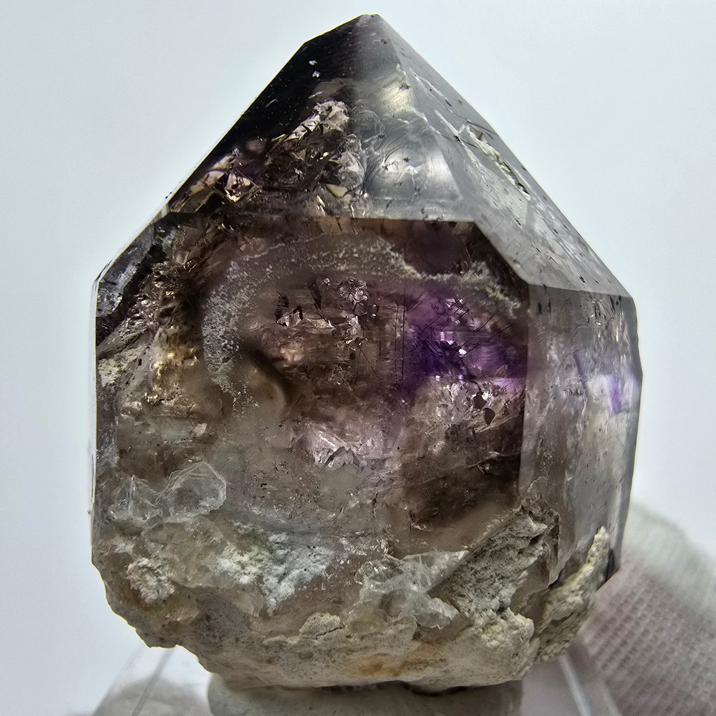 Phantom Amethyst Zepter Kristall Goboboseb Namibia 37*31*23mm Mineraliensammlung