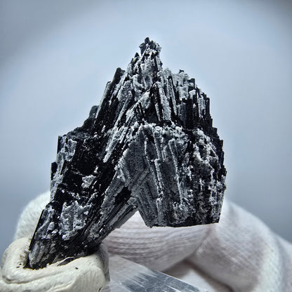 Magnifique spécimen de tourmaline Schorl et de quartz, Erongo, Namibie, 37 x 24 x 15 mm 