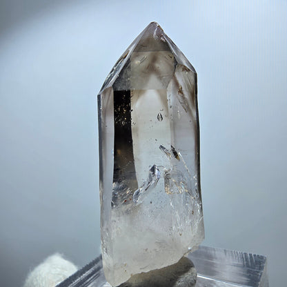 Enhydro Phantom Smoky Quartz Scepter, 1x Bubble Goboboseb, Namibia 39*15*11mm 