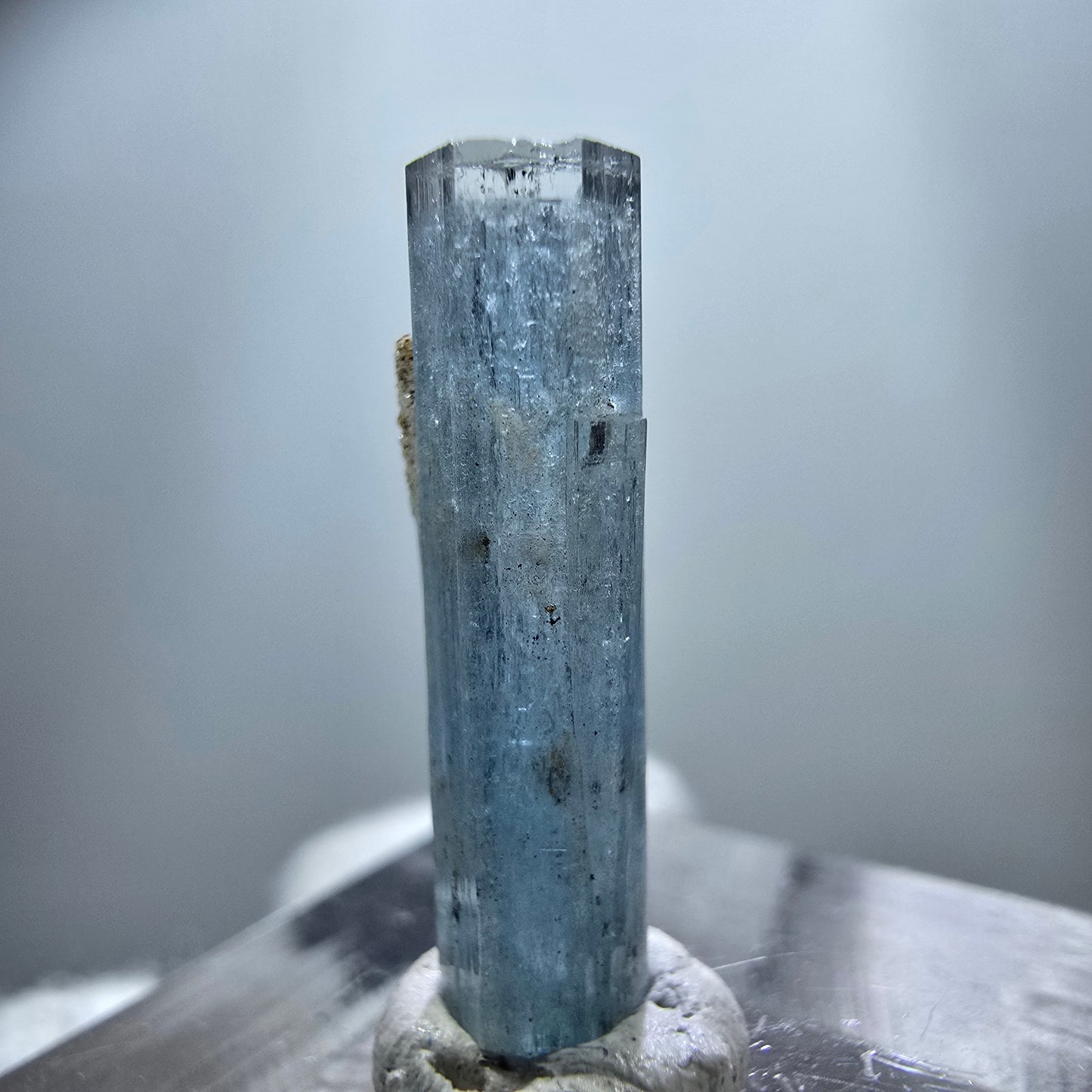 Klarer Aquamarin X Kristall, blau Erongo, Namibia 20*7*4mm