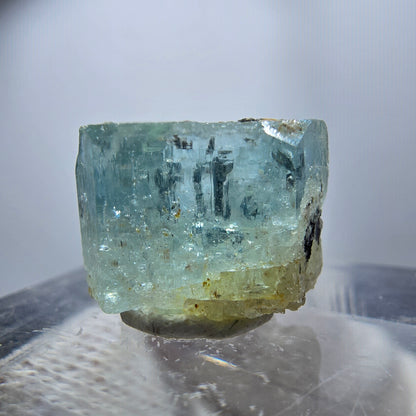 Seltener Aquamarin X mit Schörl Turmalin Erongo, Namibia 13*11*10mm