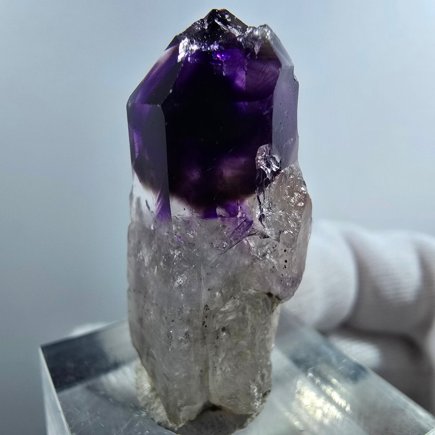Rare Phantom Amethyst Scepter Point Goboboseb, Namibia 33*15*12mm 