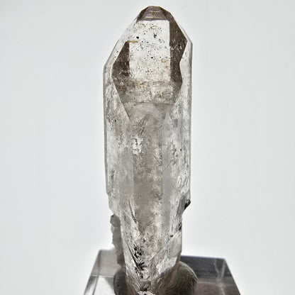 Sceptre de poche Saint-Valentin en quartz fumé fantôme squelette, Namibie 51 x 17 x 12 mm 