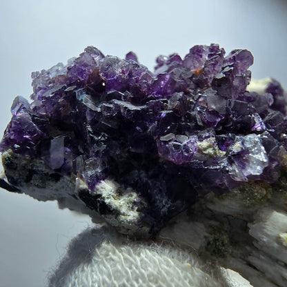 Phantom Fluorite Cube Muscovite Schorl Orthoclase Specimen Erongo Namibia 75*55*28mm 