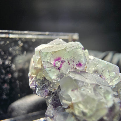 Fluorite Zonare, muscovite, stade orthoclase Erongo, namibie, Collection 29*18*17mm