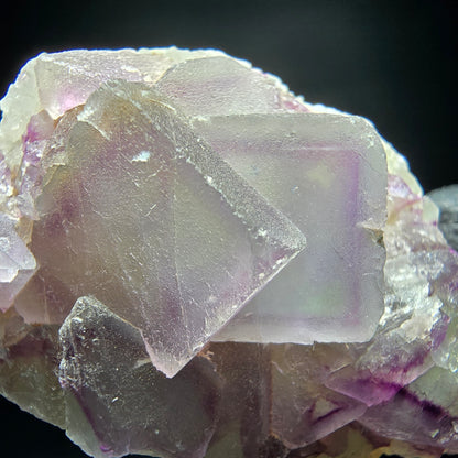 Phantom Fluorite Cube Tier Vert Violet Omehane, Namibie 45*30*18mm Collection