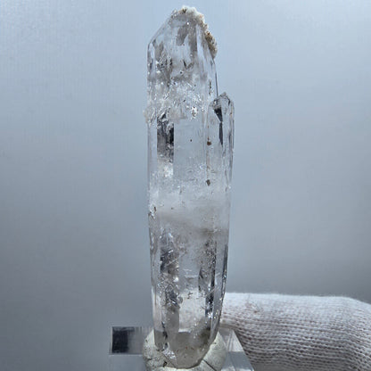 Quartz fumé lémurien Enhydro DT, quartz druze Valentine Pocket Goboboseb Namibie 69 x 17 x 13 mm 
