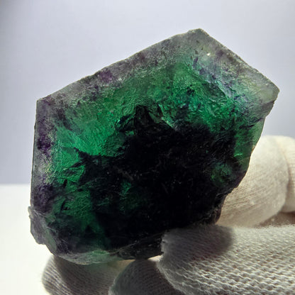 Phantom Fluorit Würfel Stufe, hexagonal grün lila Erongo, Namibia 62*41*32mm