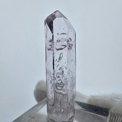 Cristal d'améthyste fantôme Enhydro 1x Bubble Goboboseb, Namibie 36*10*7mm Collection 