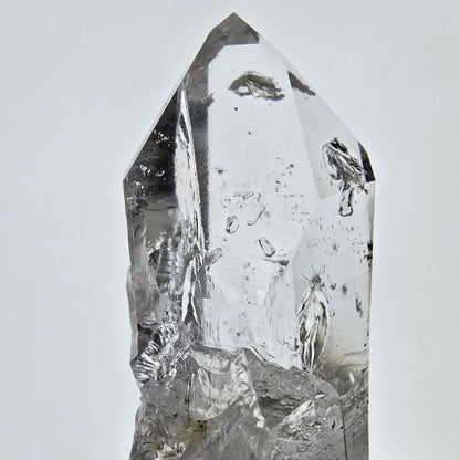 Enhydro Skeleton Smoky Quartz Scepter, Calcite, 1x Bubble Valentine Pocket, Namibia 57*26*21mm 