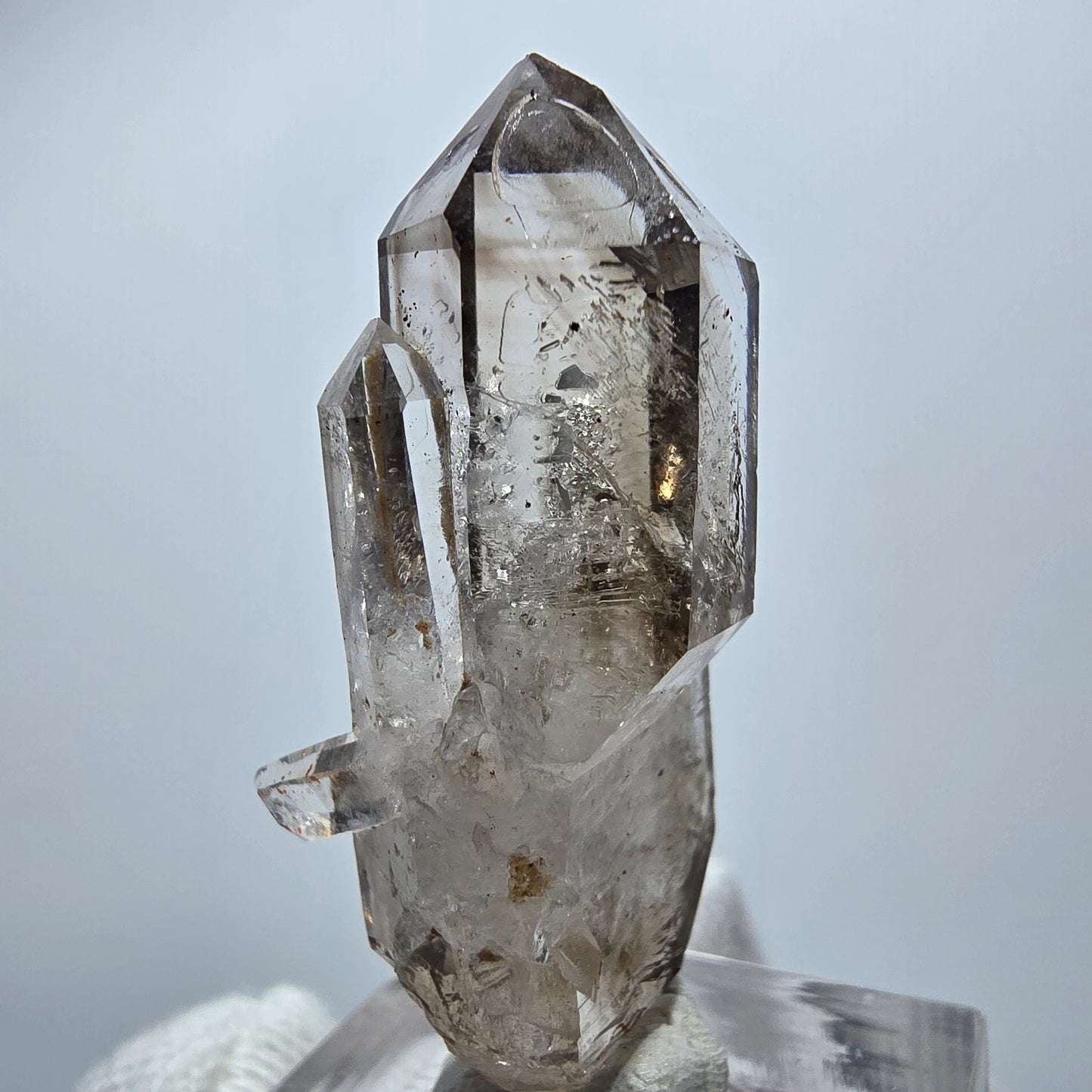 Clear Phantom Smoky Quartz DT Scepter Point Goboboseb, Namibia 42*18*14mm 