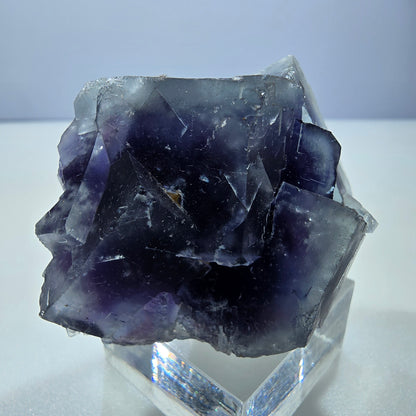 Seltene Phantom Fluorit Würfel Stufe blau lila Okorusu, Namibia 42*53*31mm
