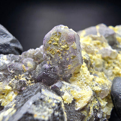 Fluorite fantôme claire, scène muscovite Erongo namibie, Collection 80*31*30mm