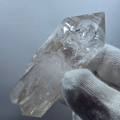 Lemurian Phantom Smoky Quartz DT Scepter Stage Valentine Pocket Goboboseb Namibie 77*28*24mm 