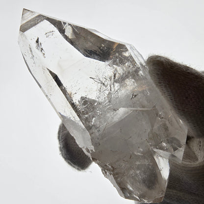 Gobo de poche Skeleton Phantom Smoky Quartz DT Zepter Valentine. Namibie 71 x 33 x 35 mm 