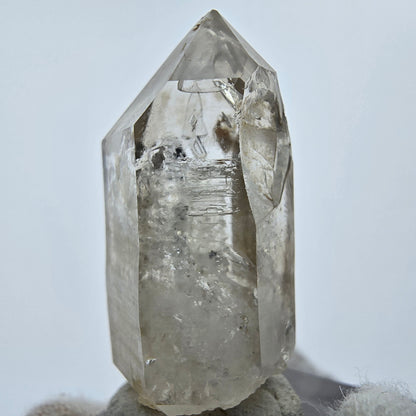 Enhydro Phantom Rauchquarz Spitze 2x Blase Goboboseb Namibia 37*19*14mm Sammlung