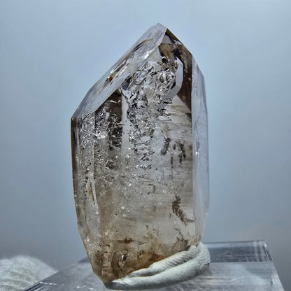 Enhydro Phantom Smoky Quartz Scepter, 1x Bubble Goboboseb, Namibia 33*22*14mm 