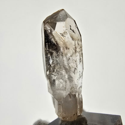 Enhydro Skeleton Smoky Quartz DT Scepter, 2x Bubble Valentine Pocket, Namibia 49*19*17mm 